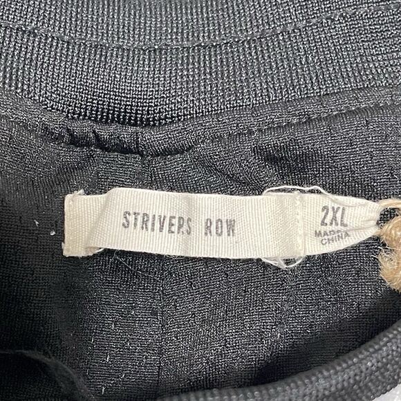 Strivers Row Shorts Black Men 2XL XXL Black Liquid Hoop Vibrant Embroidery Heavy - Picture 4 of 12